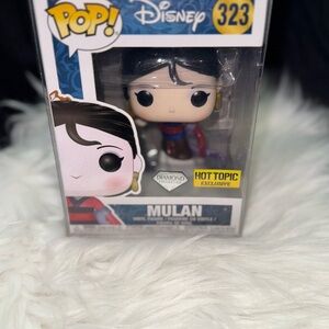 Funko Pop Mulan Figure with Black and Purple